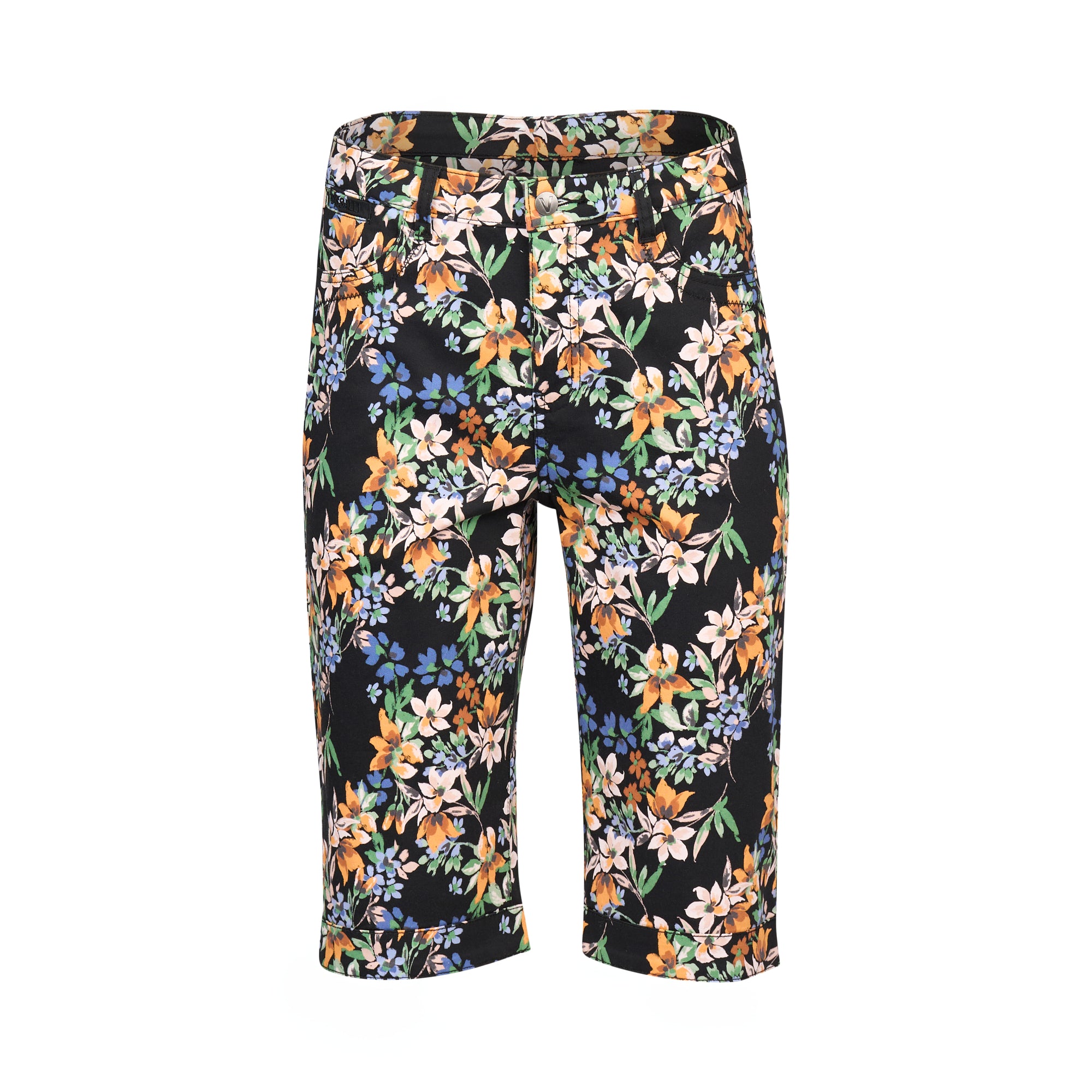Vassalli Printed Straight Leg Short - Grove
