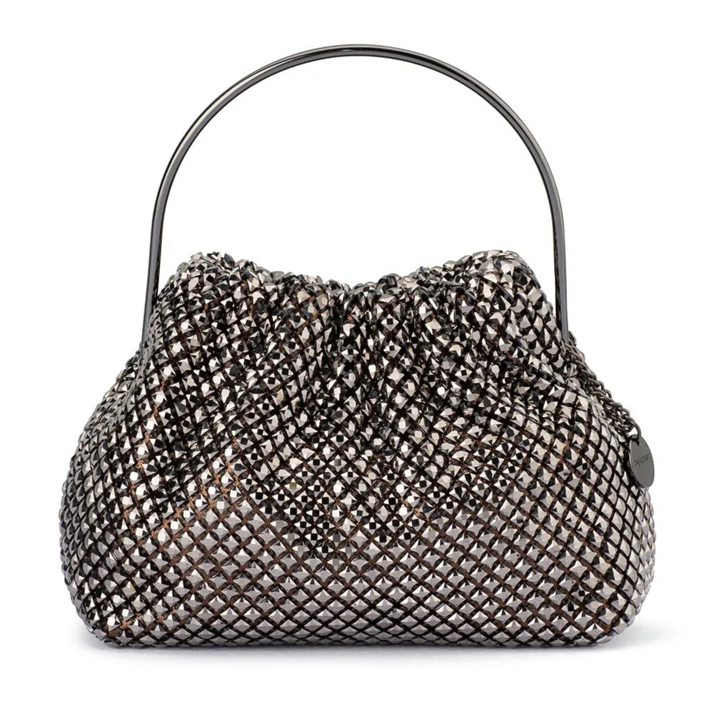 Olga Berg WHITNEY Crystal Top Handle - Bronze