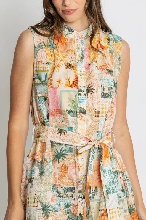 Kachel Aurora Mini Dress - Malibu