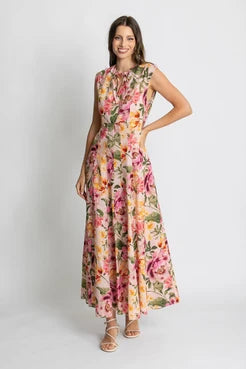 Kachel Belle Maxi Dress - Whispering Peonies