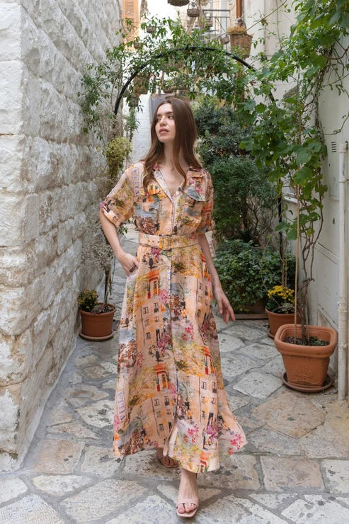 Kachel Charlie Maxi Dress - Capri
