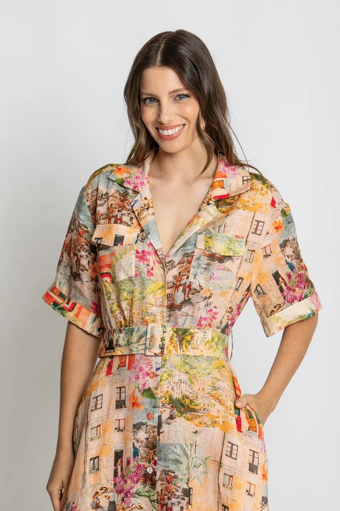 Kachel Charlie Maxi Dress - Capri