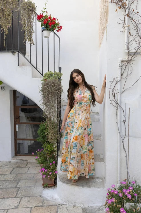 Kachel Gia Maxi Dress - Malibu