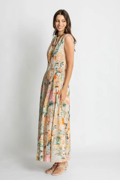 Kachel Gia Maxi Dress - Malibu