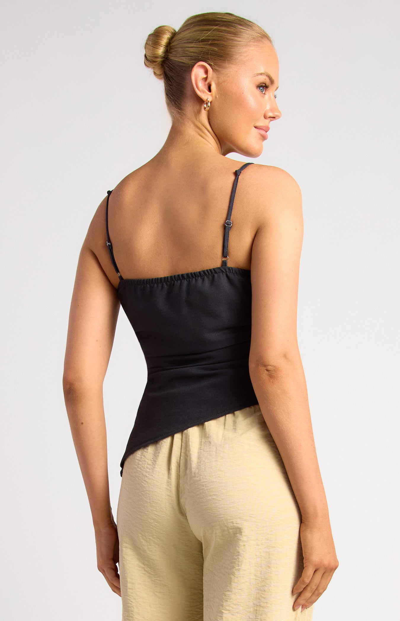 Style State Noir Bead Strap Top