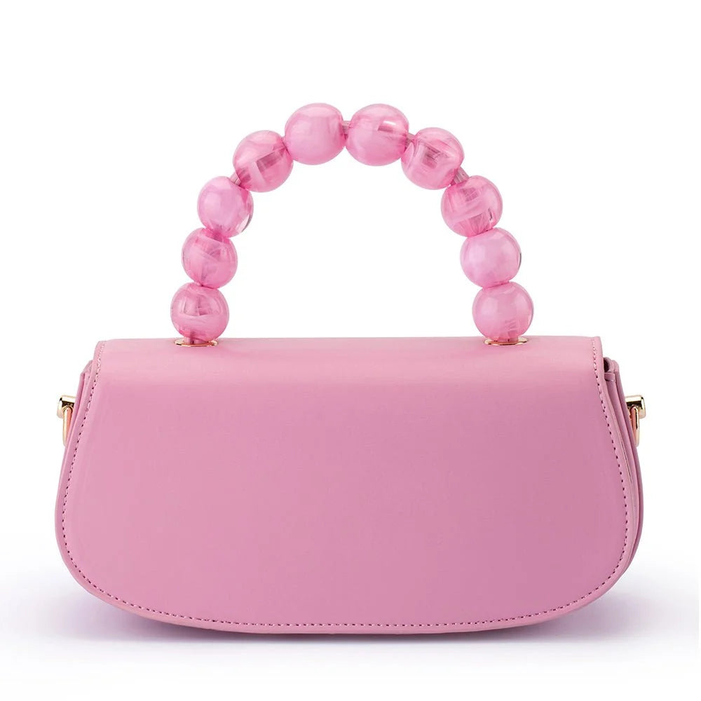 Olga Berg YASMIN Top Handle Bag - Pink