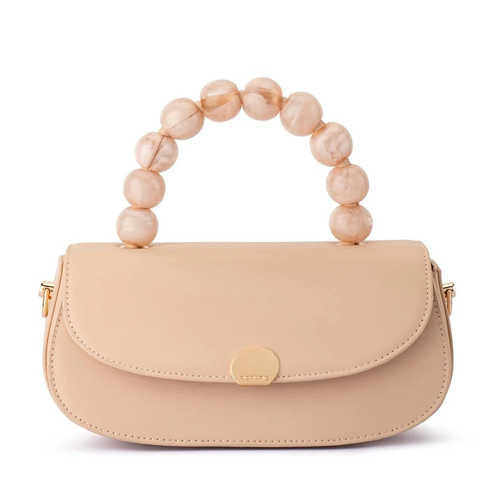 Olga Berg YASMIN Top Handle Bag - Natural