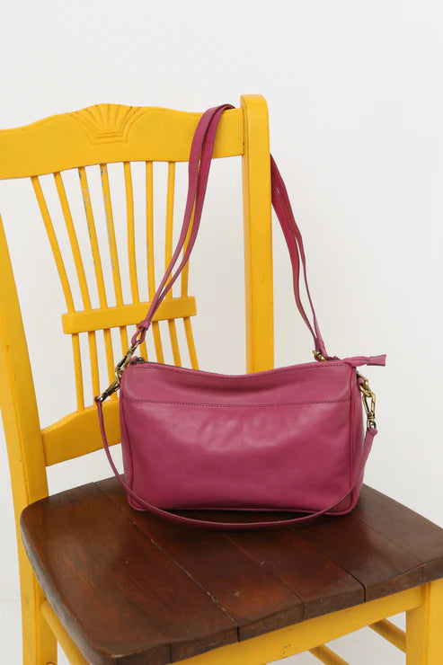 Cosgrove & Co Alex Barrel Shoulder Bag - Fuschia