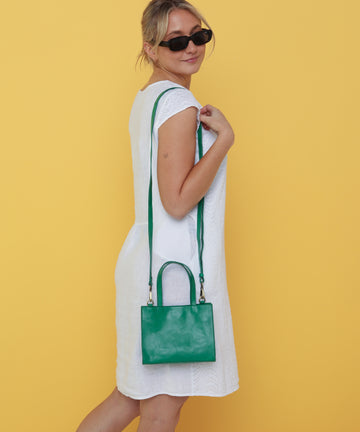 Cosgrove & Co Elena Petite Grab Event Bag - Emerald