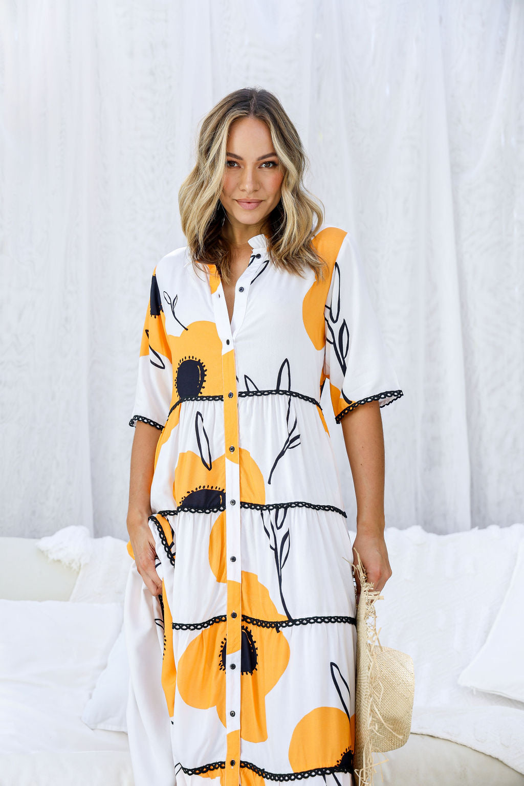 Joop & Gypsy Barcelona Sunflower Maxi Dress