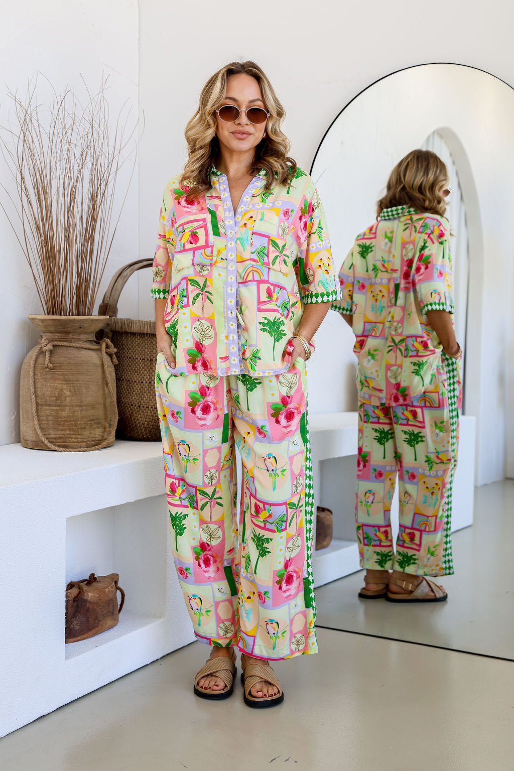 Joop & Gypsy Tropical Garden Shirt & Pants Set