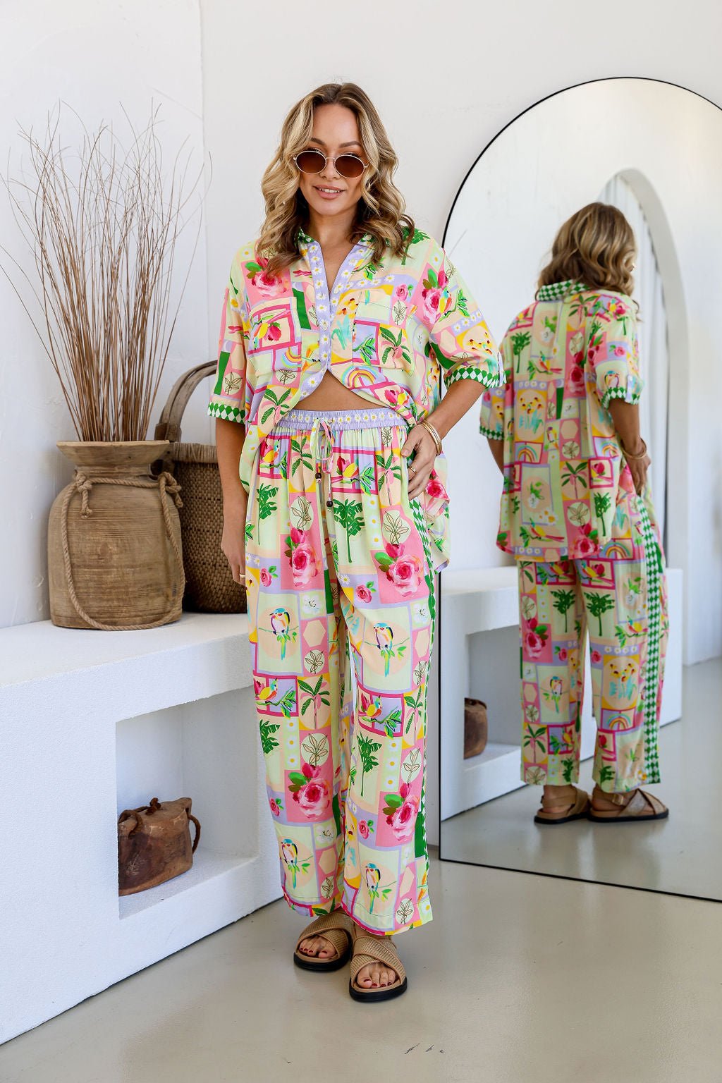 Joop & Gypsy Tropical Garden Shirt & Pants Set