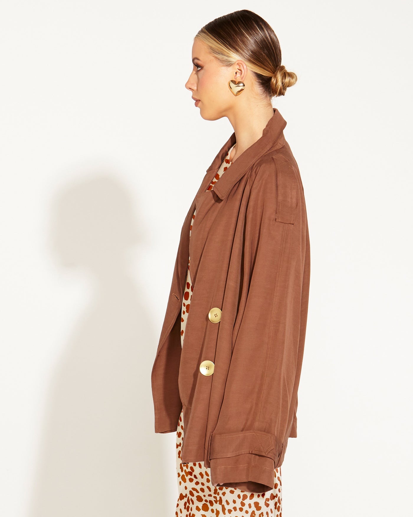 Fate+Becker One And Only Oversized Blazer - Mocha