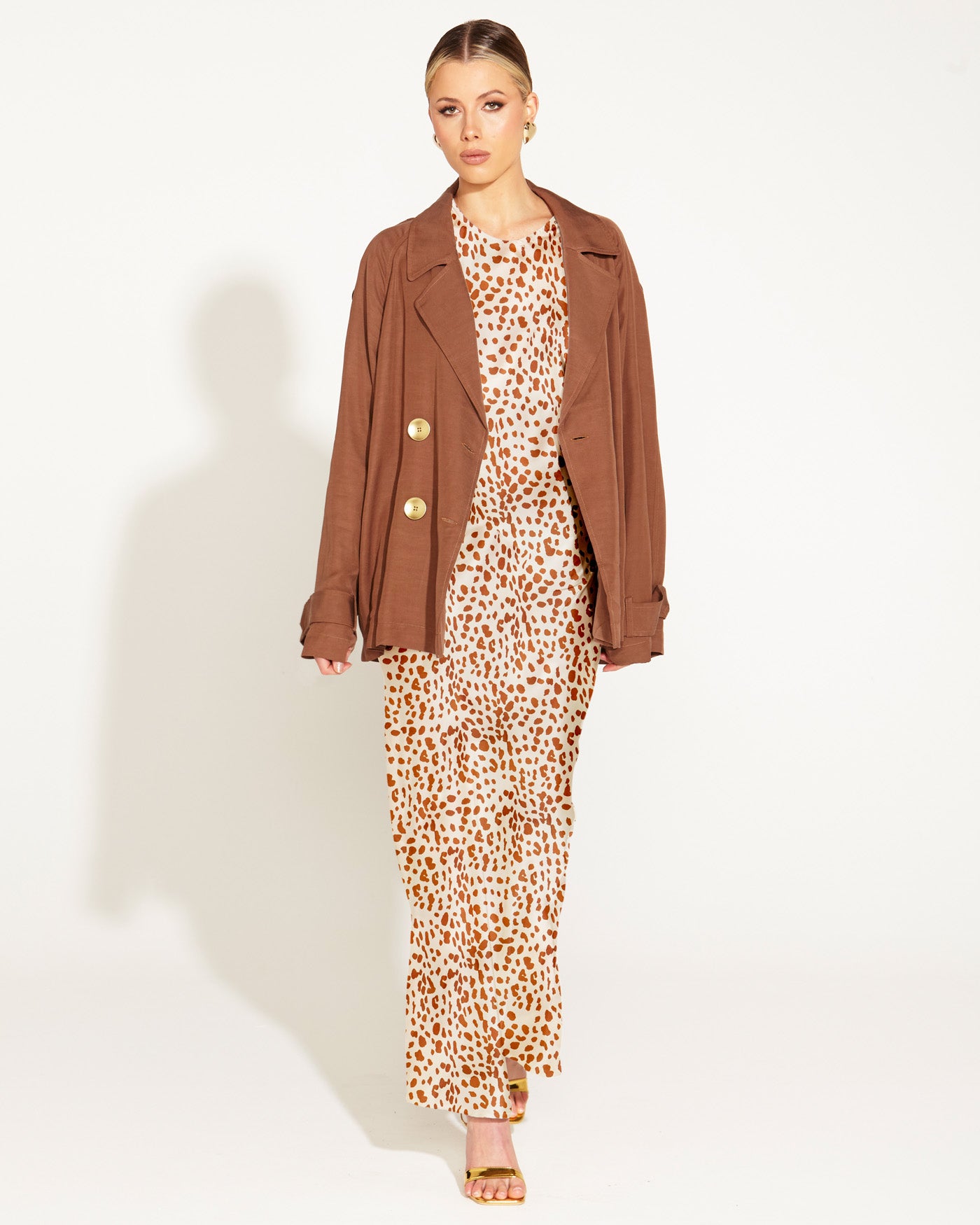 Fate+Becker One And Only Oversized Blazer - Mocha