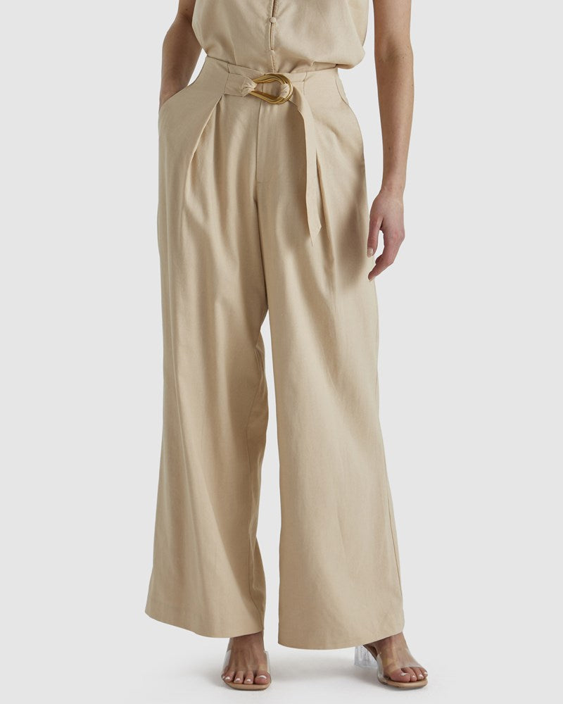 Fate+Becker Shoreline Fisherman Pant - Ecru