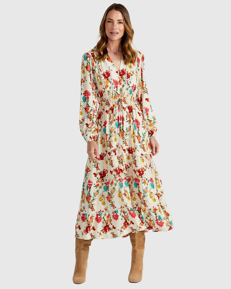 Fate+Becker Guadalupe Dress - Cream Rio