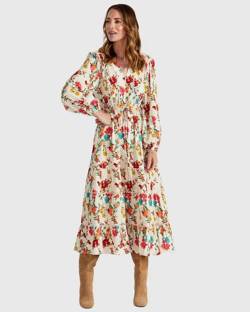 Fate+Becker Guadalupe Dress - Cream Rio