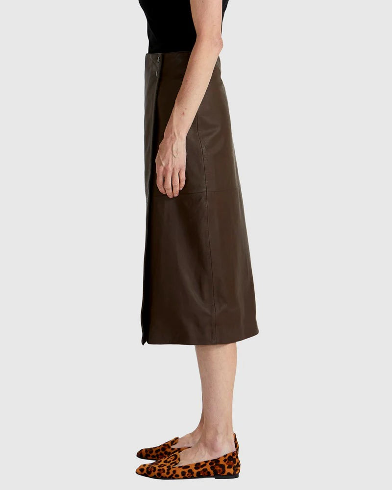 Fate+Becker Reverie Skirt - Chocolate