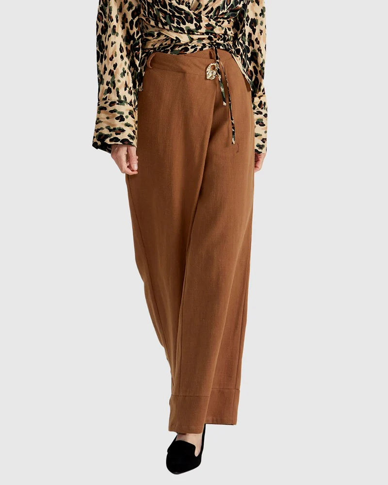 Fate+Becker Muse Pant - Tobacco