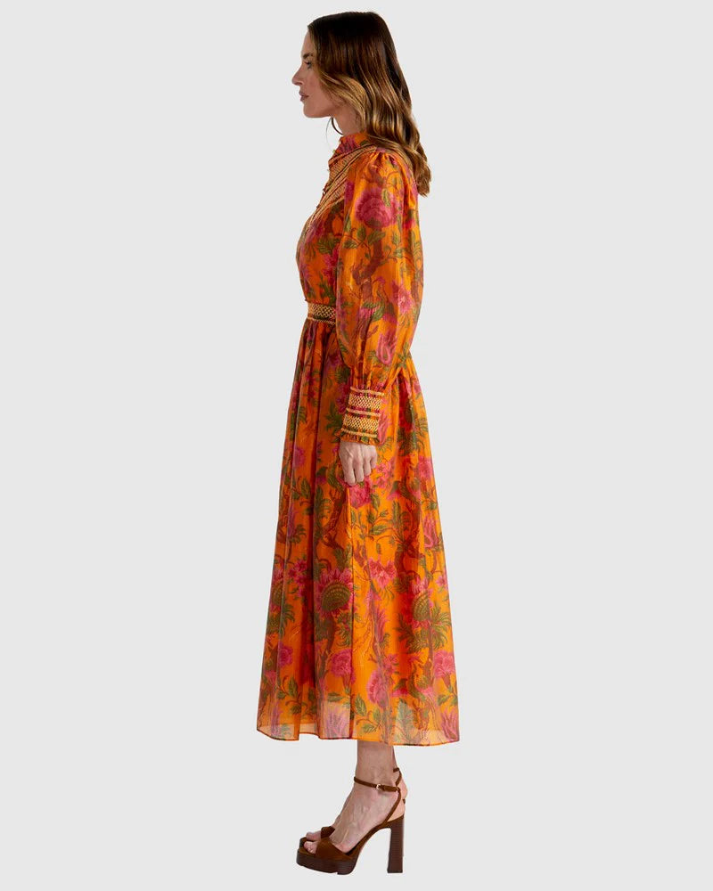 Fate+Becker Panama Dress - Orange Floral
