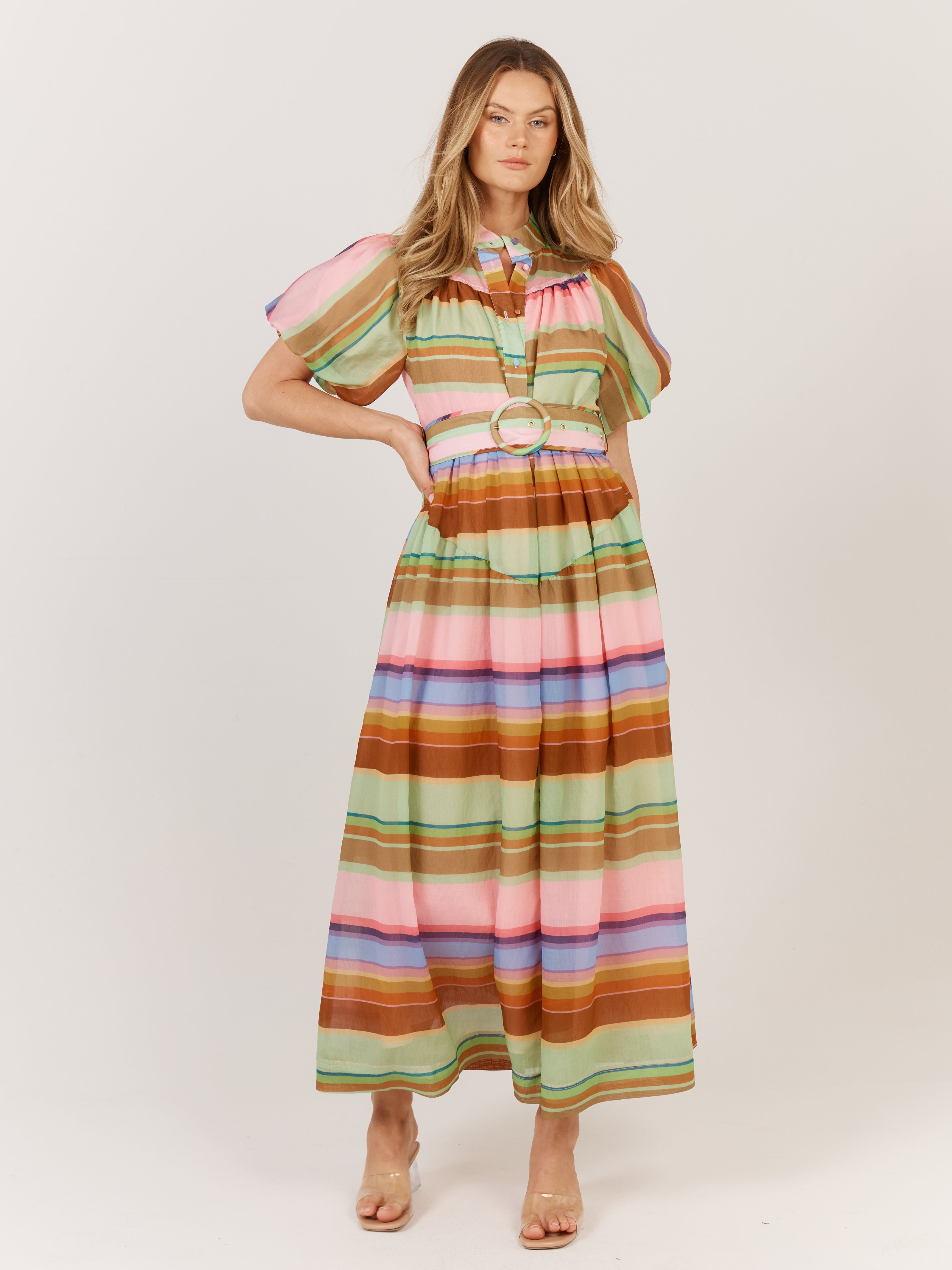 Fate+Becker Siesta Dress - Stripe