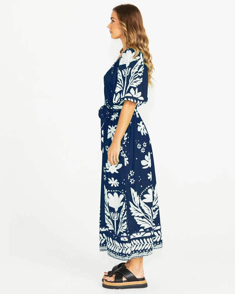 Sass Lyndel Dress - Navy Floral