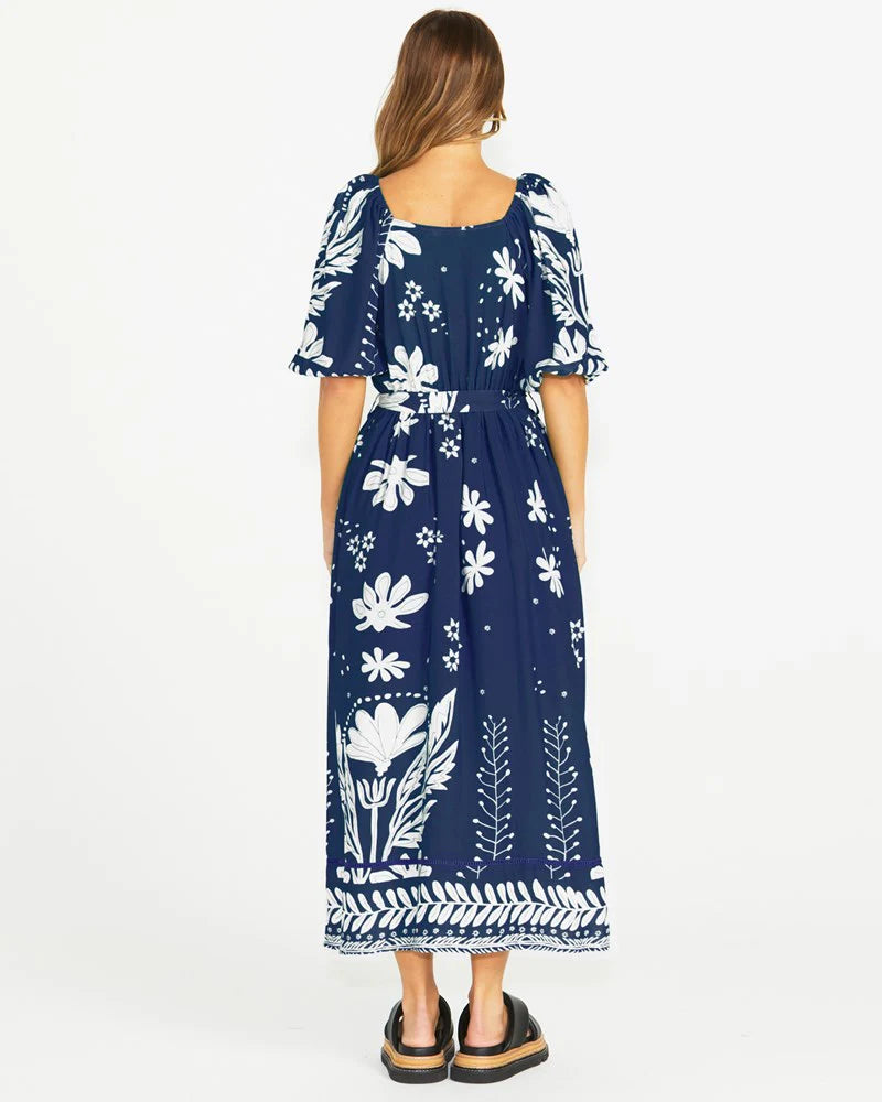 Sass Lyndel Dress - Navy Floral