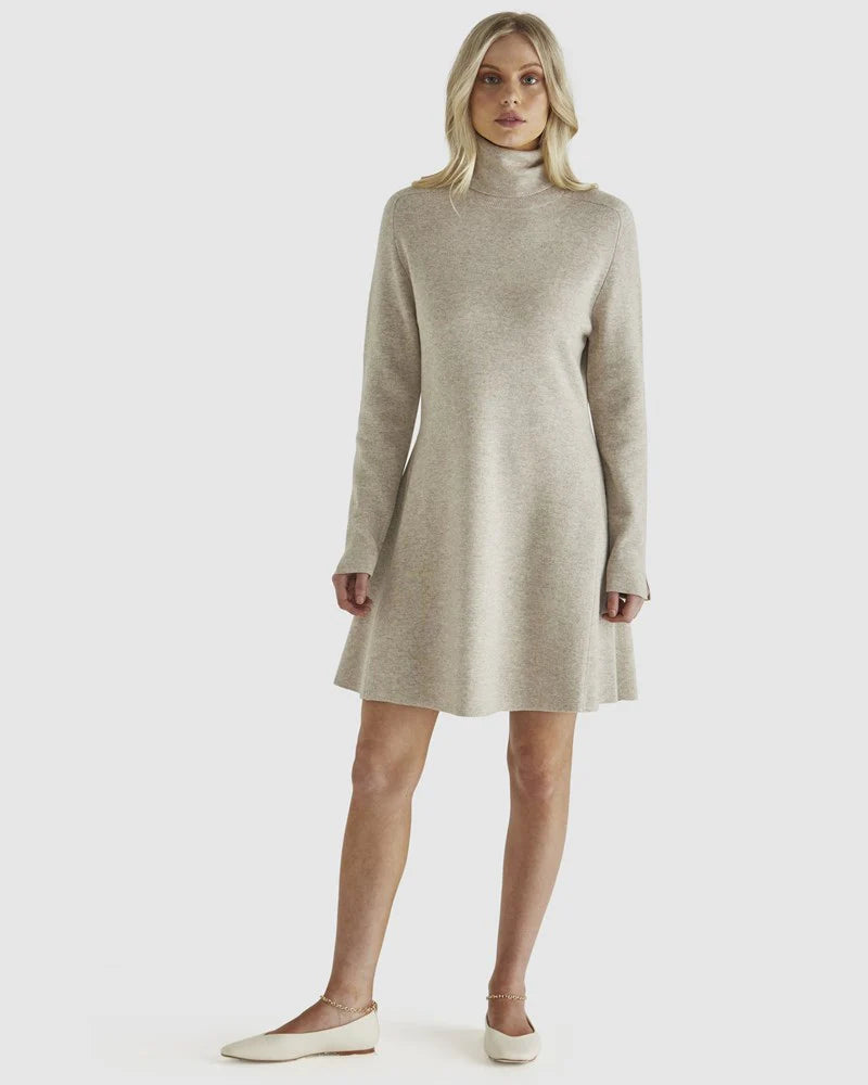 Sass Baldwin Knit Dress - Oatmeal