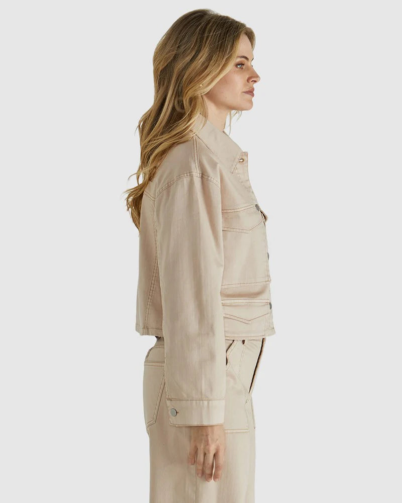 Sass Reece Jacket - Tan Wash
