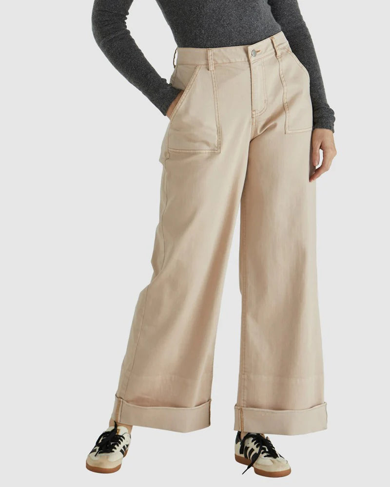 Sass Reece Pant - Tan Wash