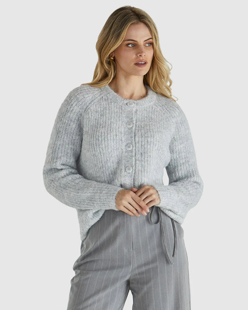 Sass Romee Cardi - White Marle