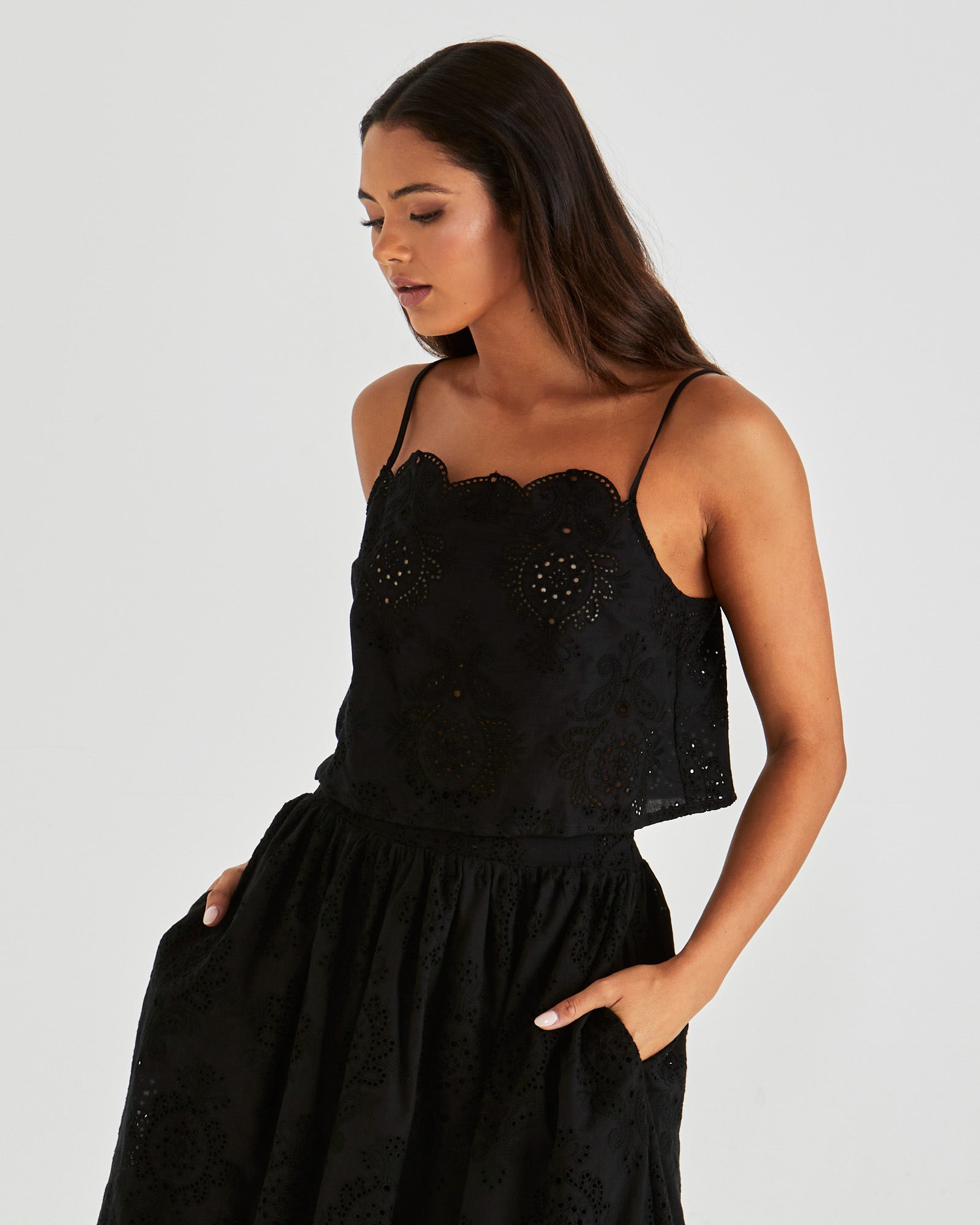 Sass Ani Cami - Black