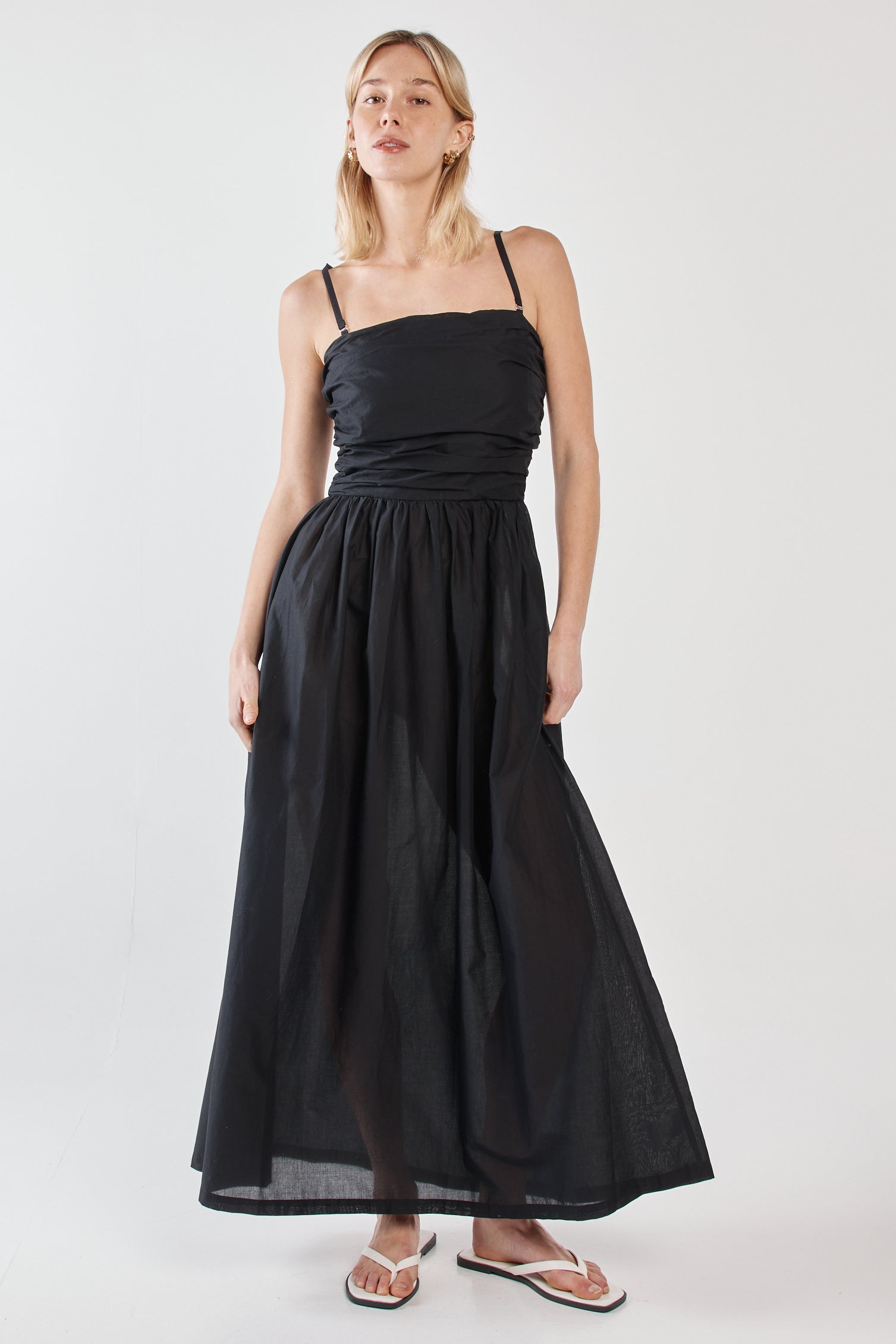 Sass Mina Strapless Dress - Black