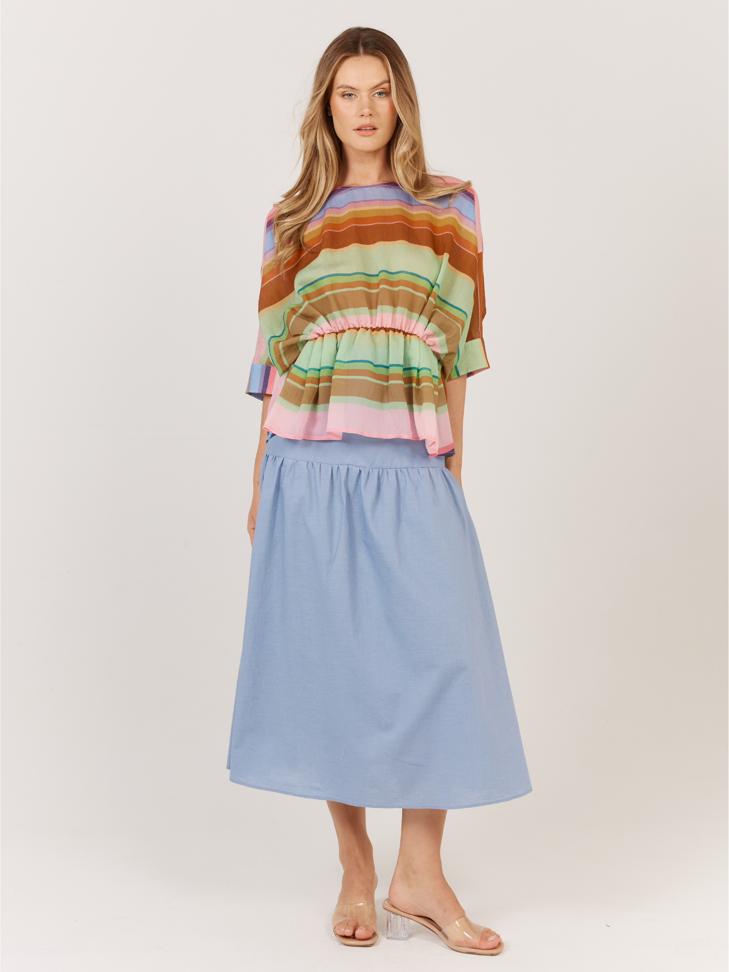 Fate+Becker Siesta Top - Stripe