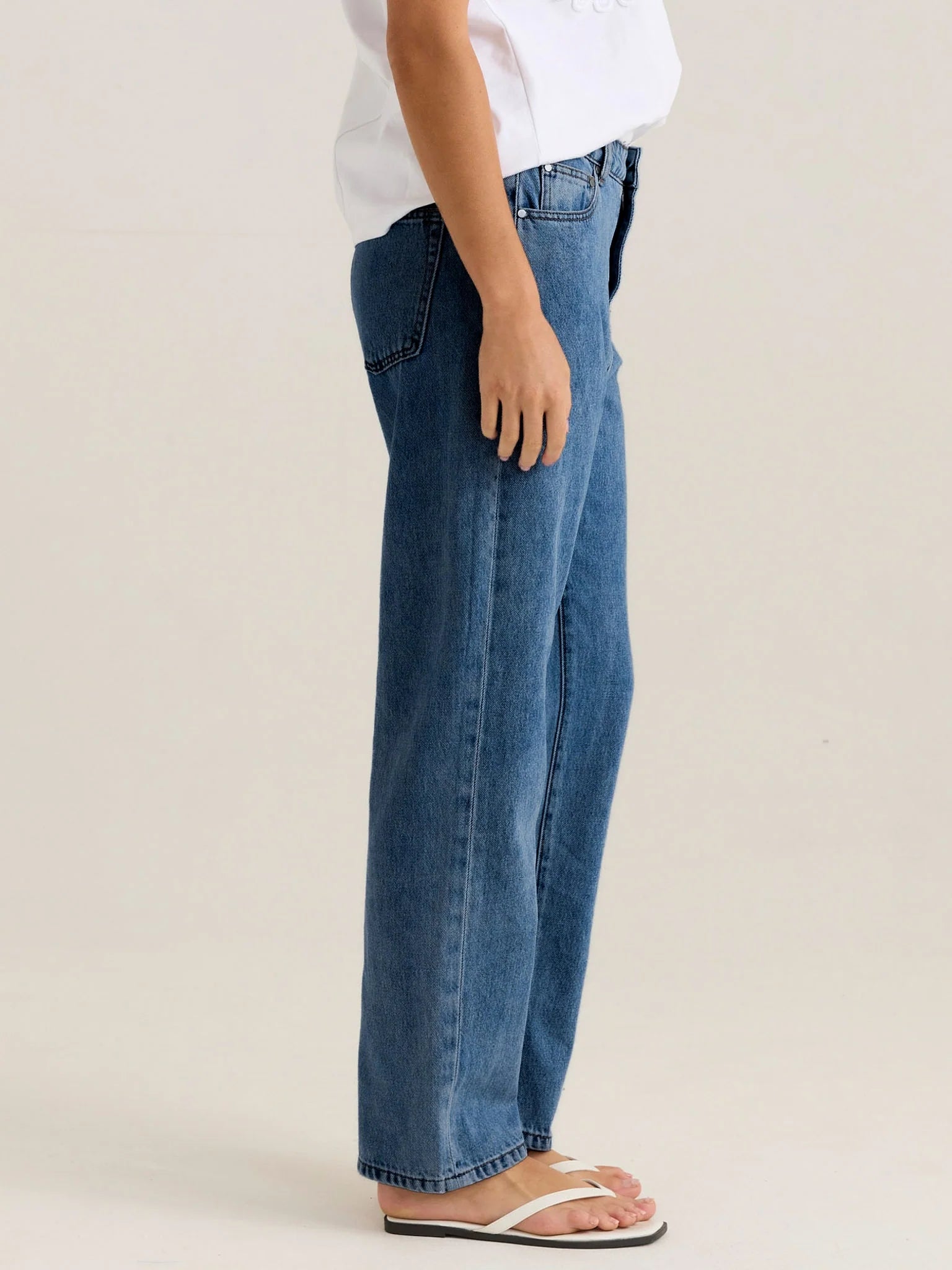 Sass Kalani Straight Leg Jean - Classic Blue