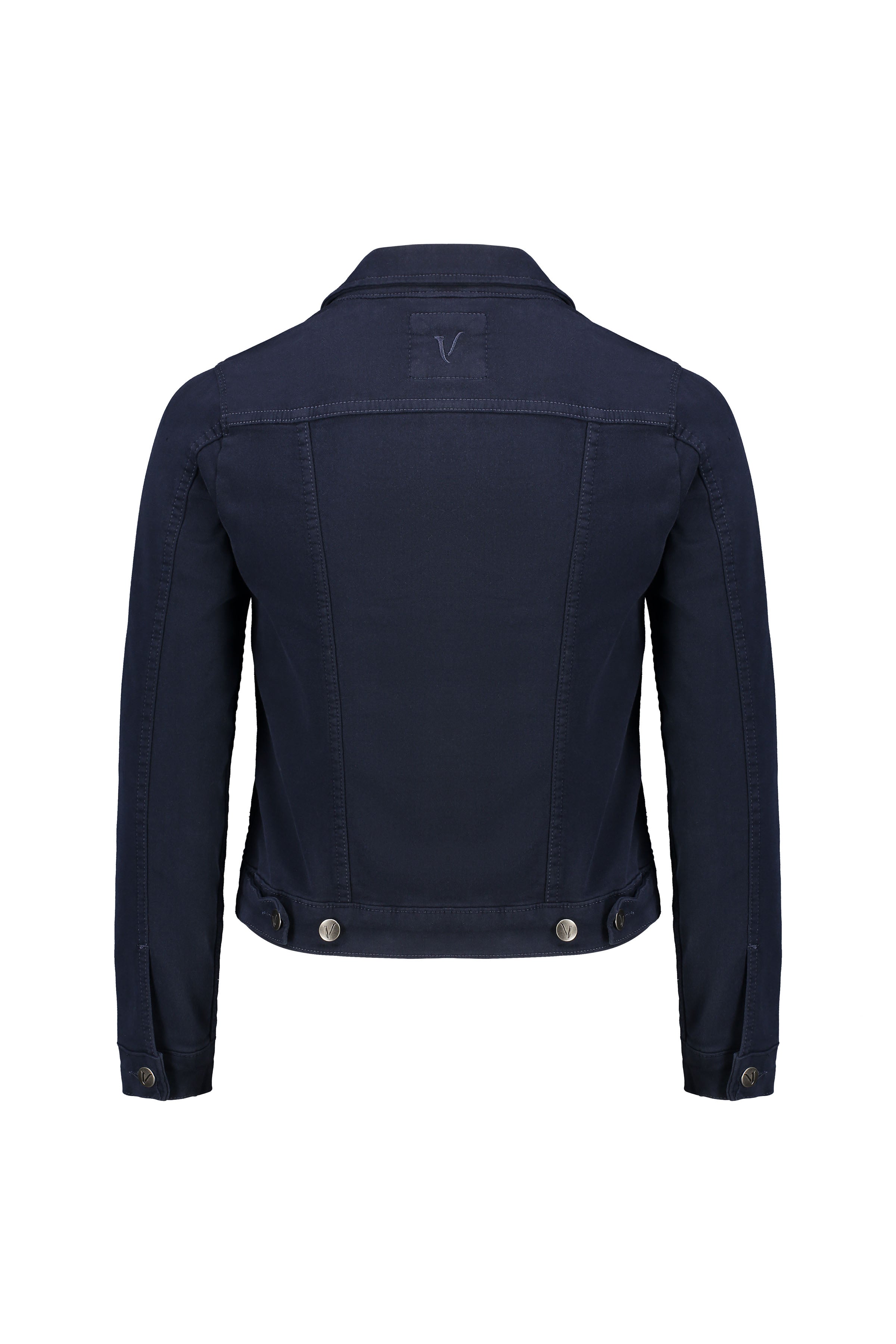 Vassalli Stretch Denim Jacket - Carbon