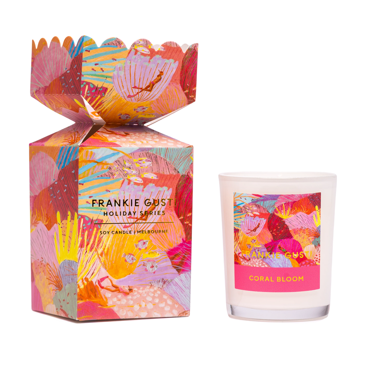 Frankie Gusti | Coral Bloom | Janey Forbes | Holiday Series Ornament