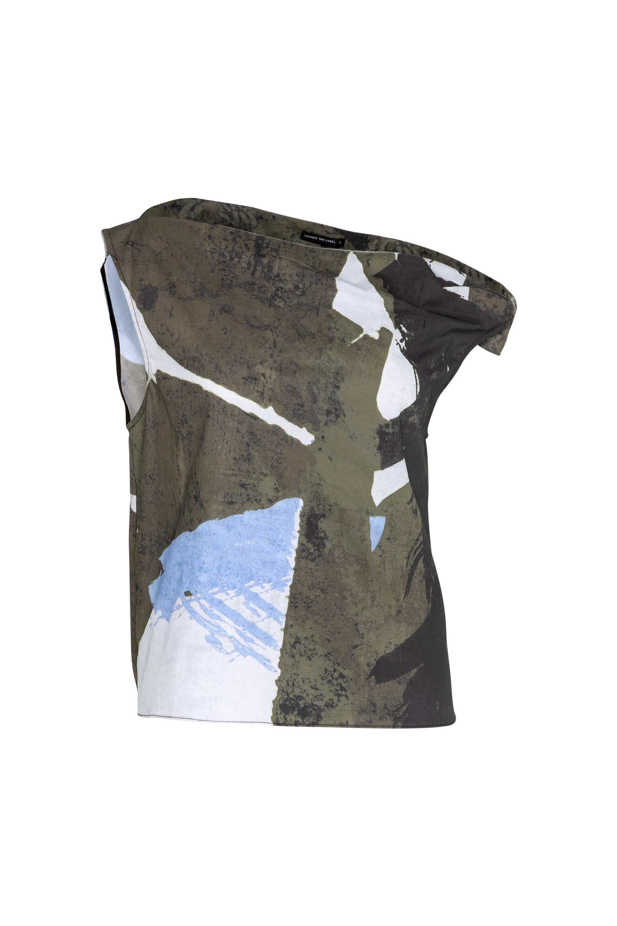 Lounge The Label Majorca Top - Terrain Print