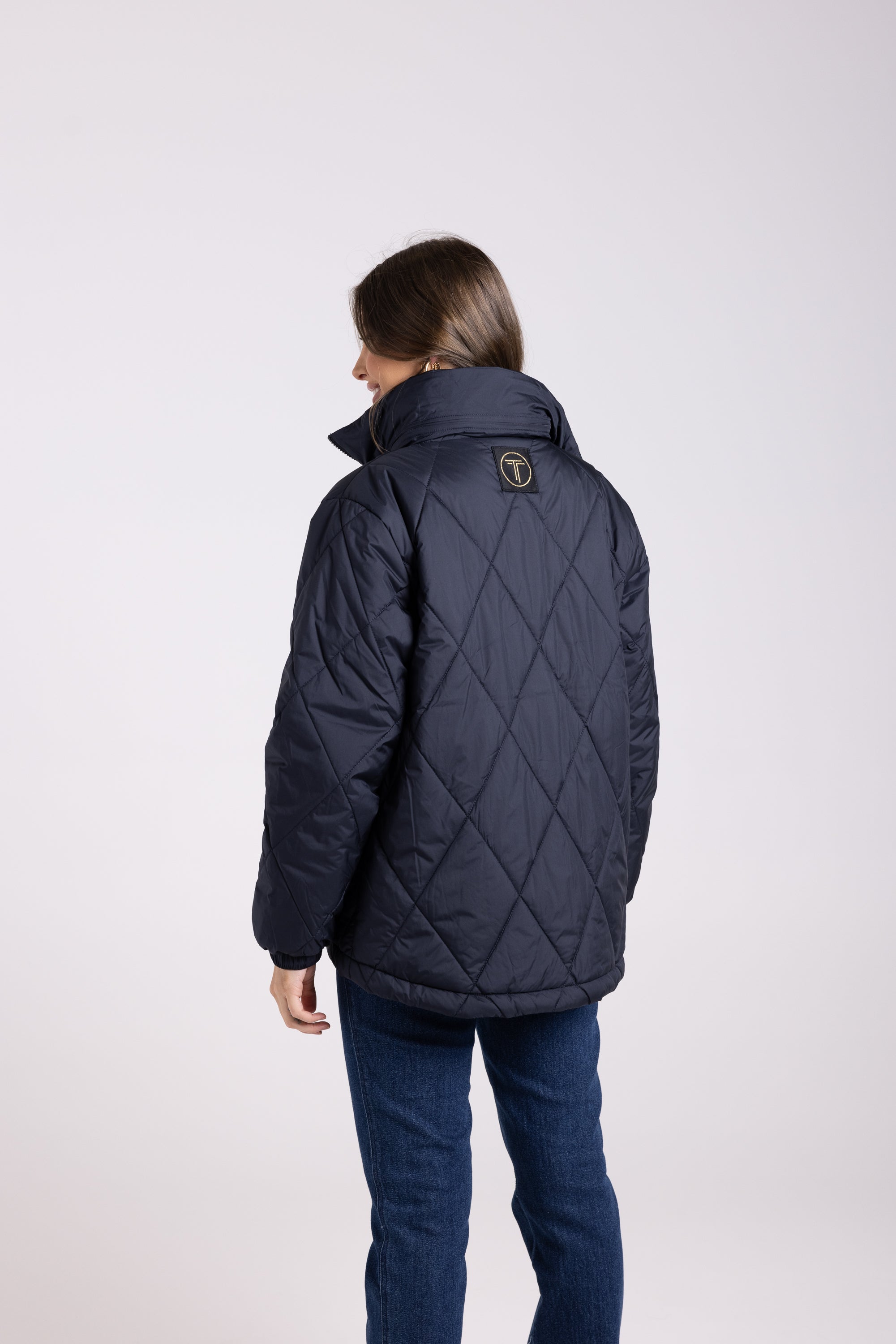 Two-T's Puffer Jacket - French Navy