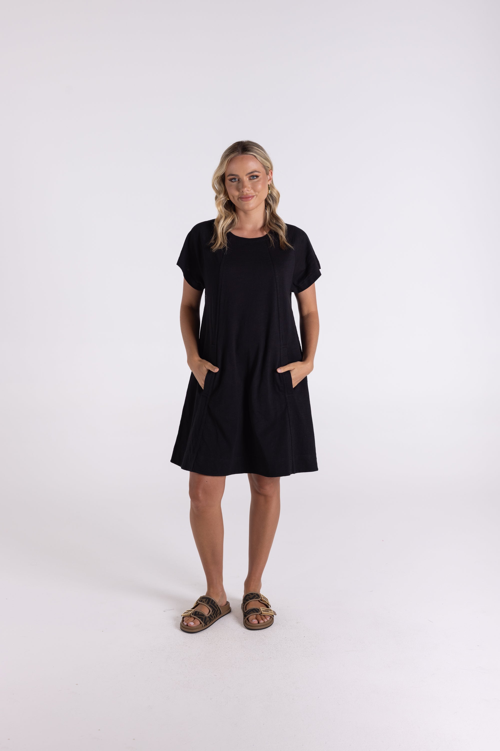Two T's Jersey T-Shirt Dress - Black