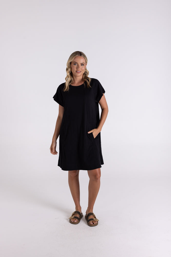 Two T's Jersey T-Shirt Dress - Black