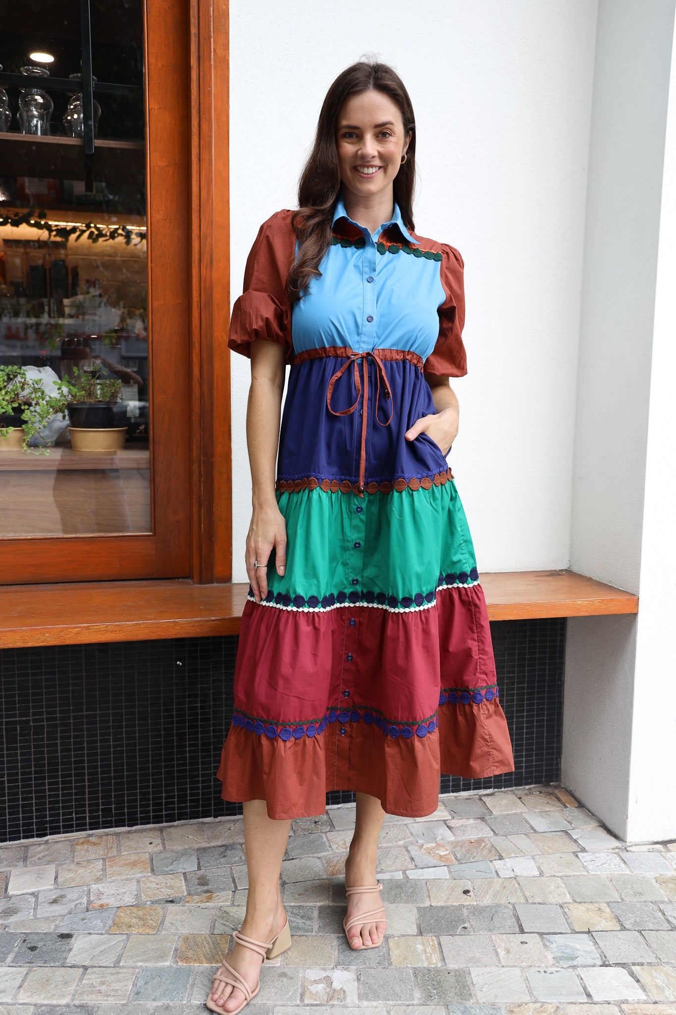 Joop & Gypsy Sunset Fiesta Midi Dress