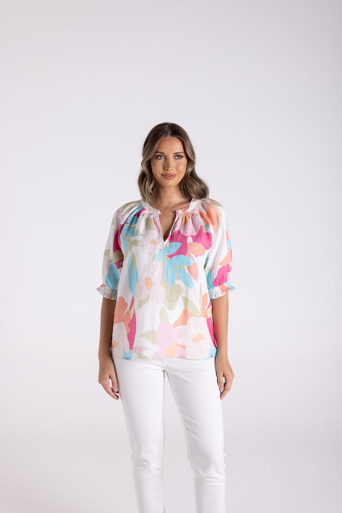 Two T's Anna Print Top