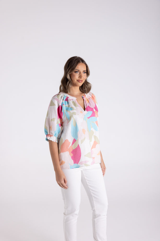 Two T's Anna Print Top