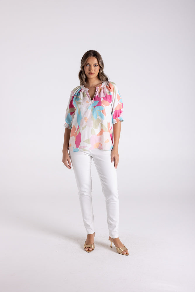 Two T's Anna Print Top