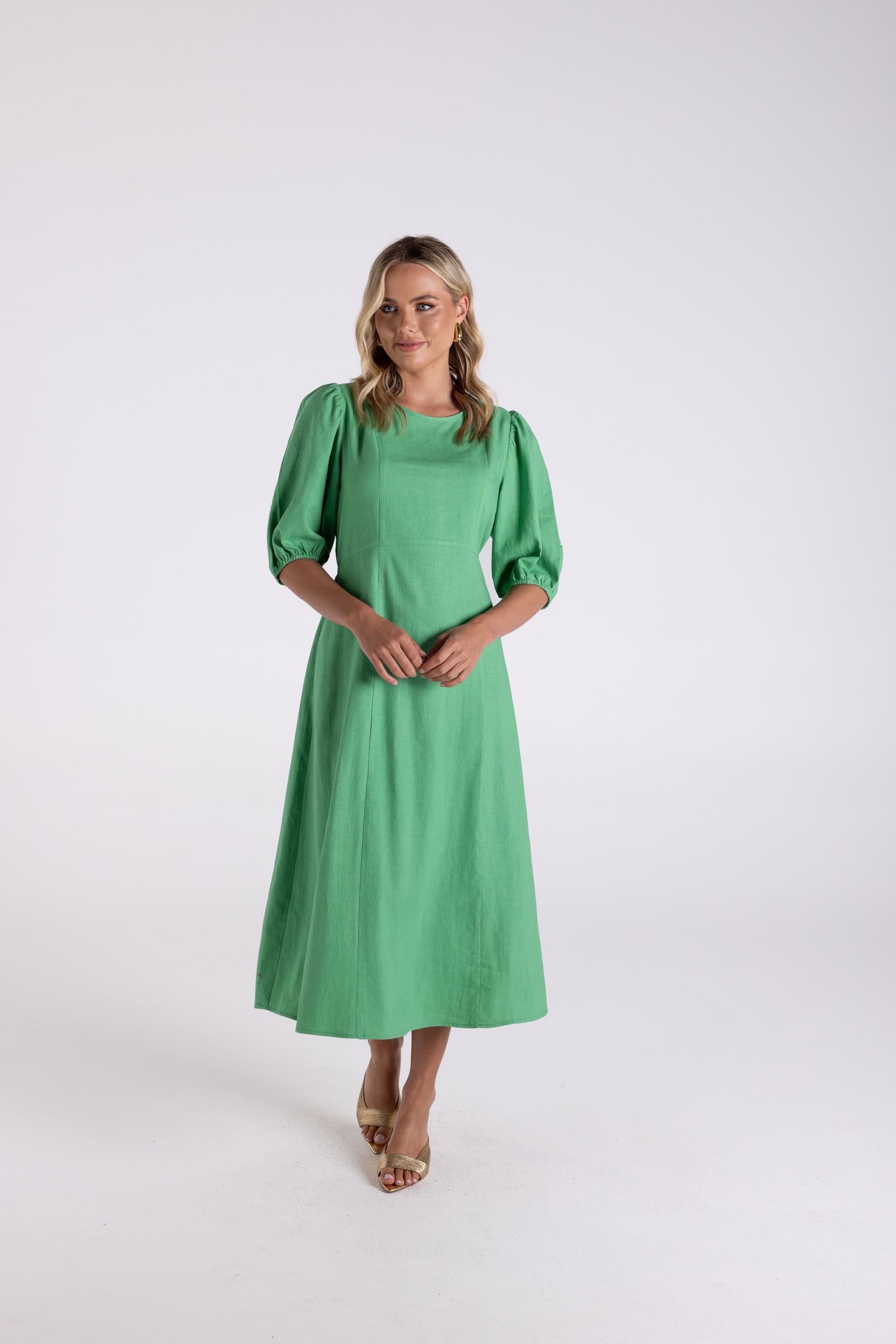 Two T's Midi Dress - Fern
