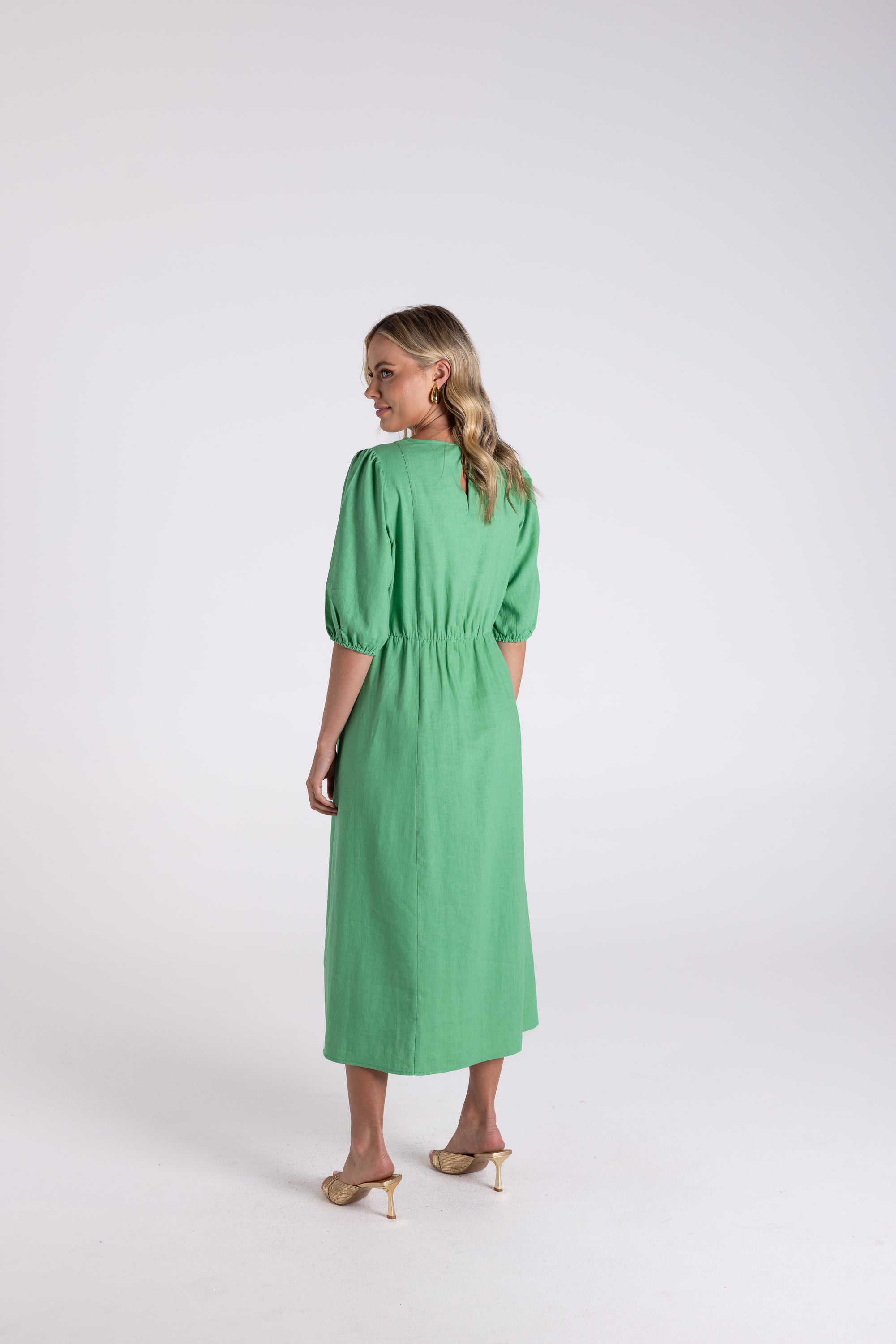 Two T's Midi Dress - Fern