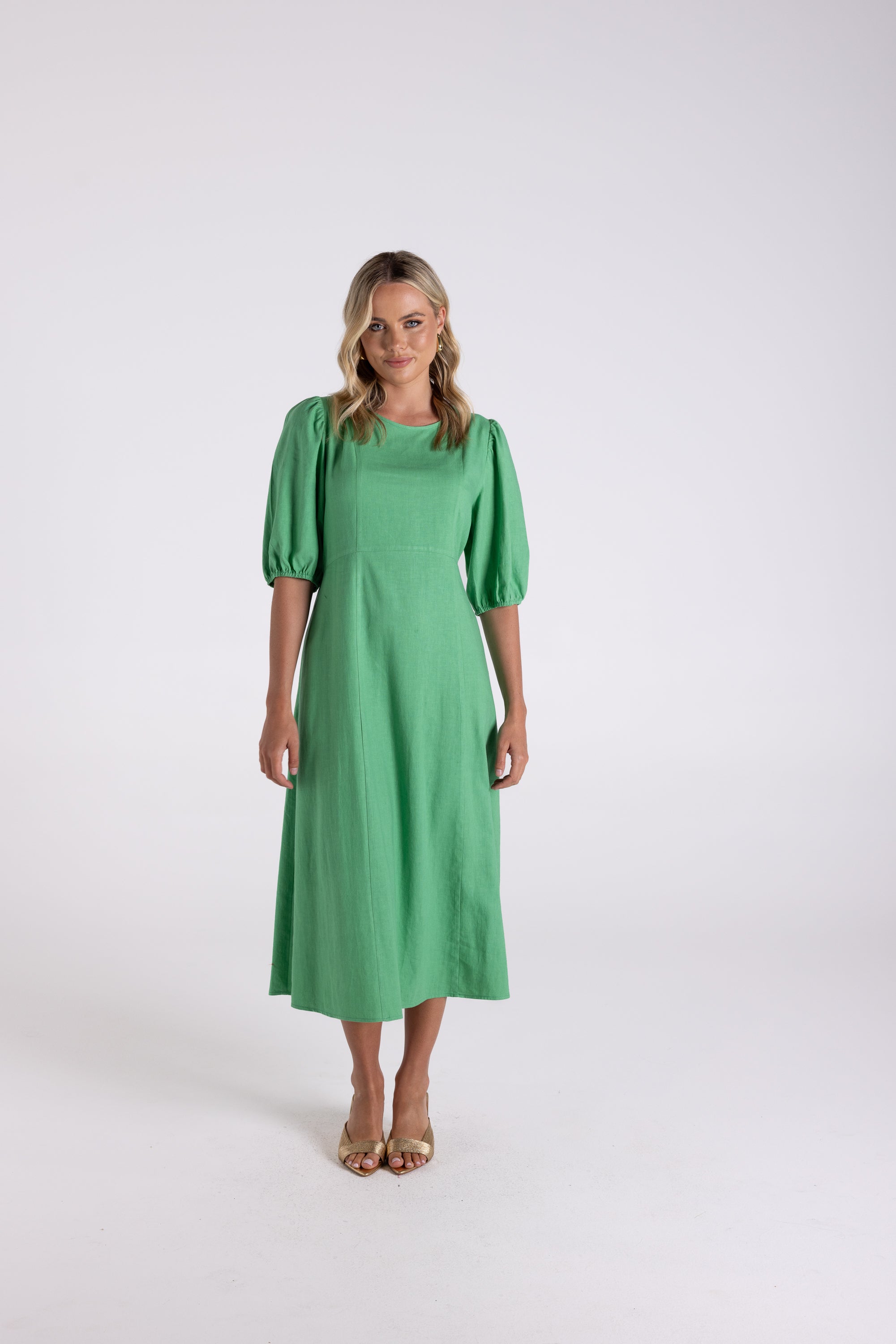 Two T's Midi Dress - Fern
