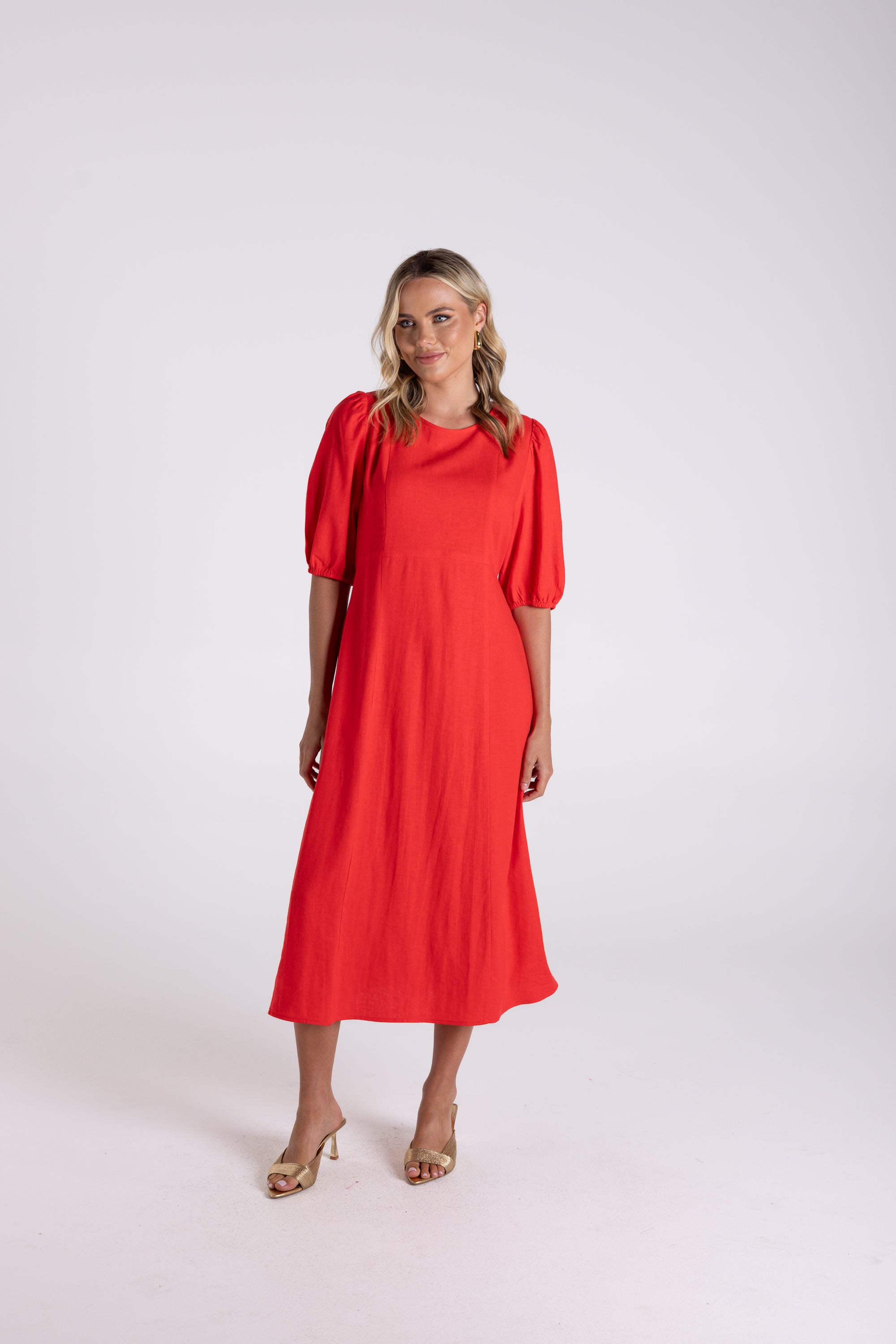 Two T's Midi Dress - Sunset