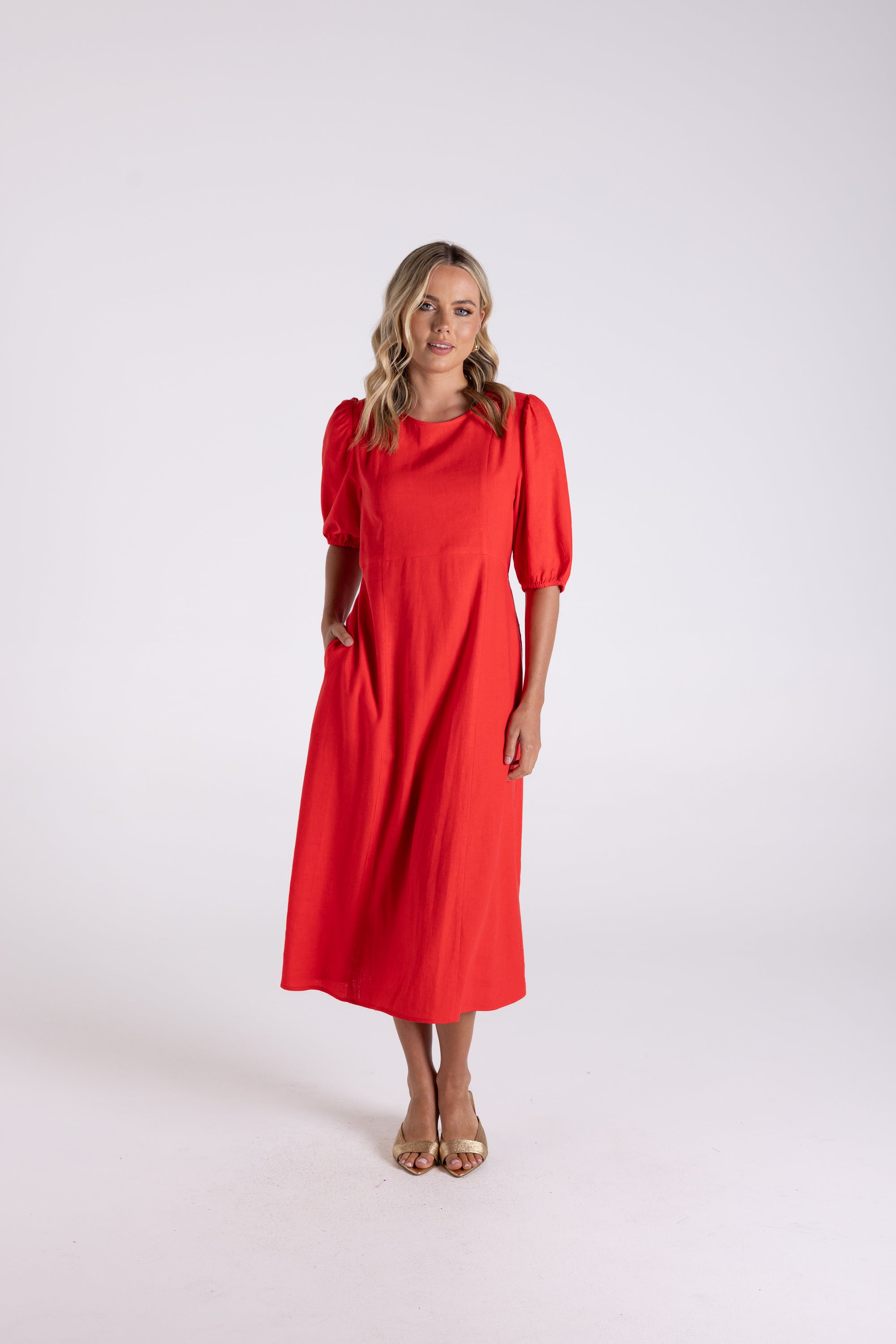 Two T's Midi Dress - Sunset